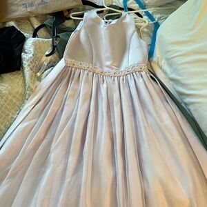 Lilac jr bridesmaid or flower girl size 7